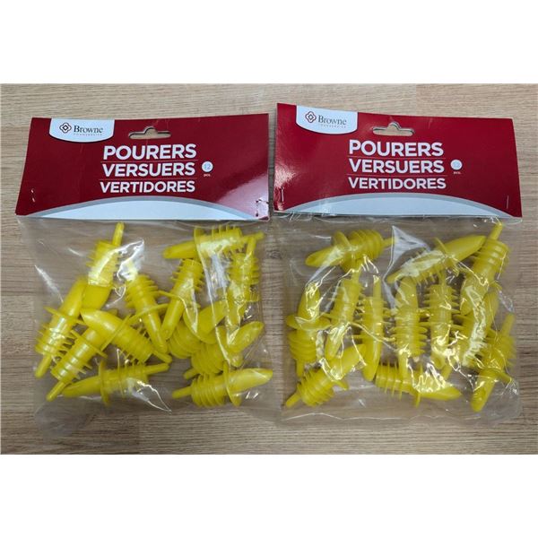 Yellow Free Pourers, Browne 57484117 - Lot of 24