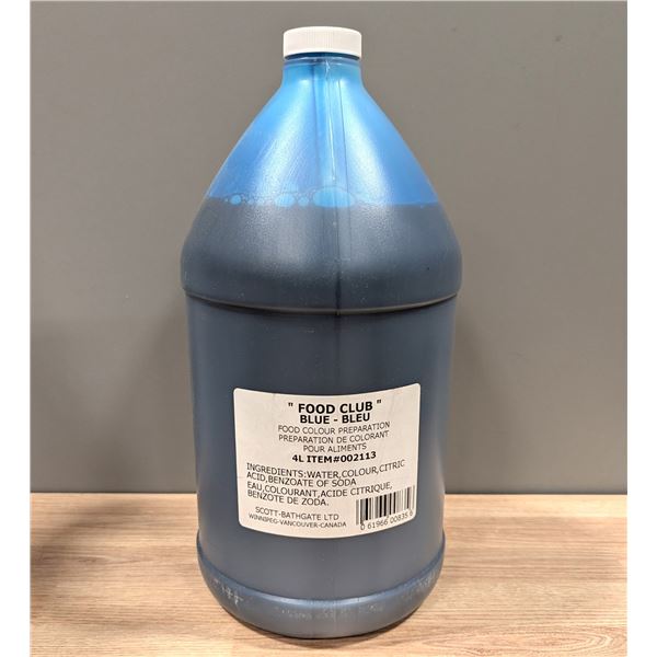 Food Club Food Colour Preparation, Blue 4L