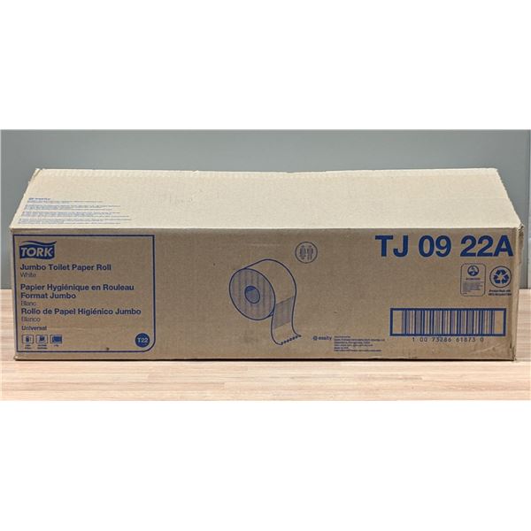 Tork Jumbo Toilet Paper Roll, White - Lot of 1 Case