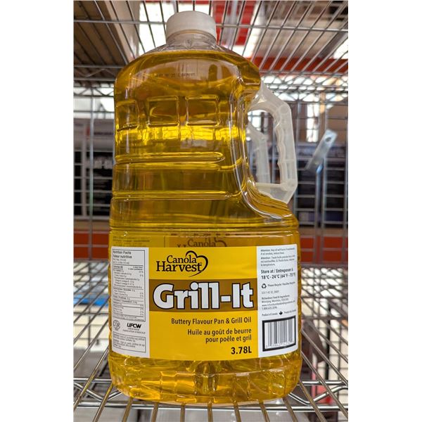 Canola Harvest Grill-It Oil, 3.78L - Lot of 2