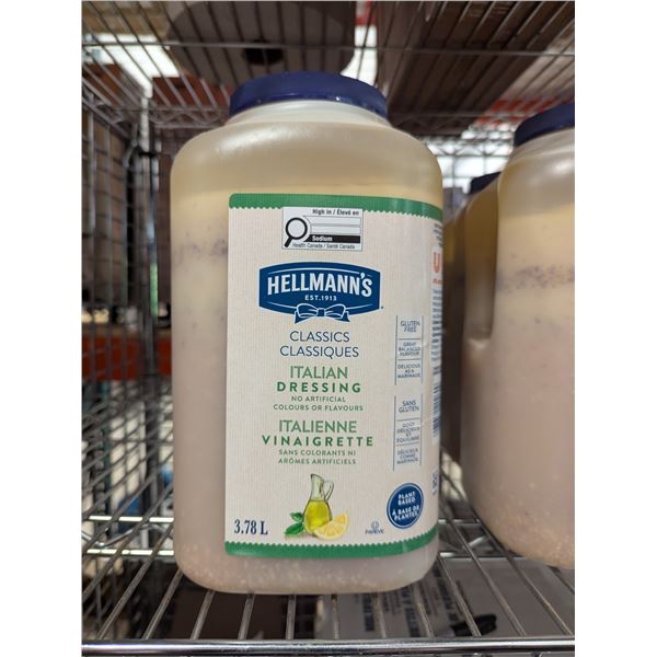 Hellmann's Classics Italian Dressing, 3.78L - Lot of 3