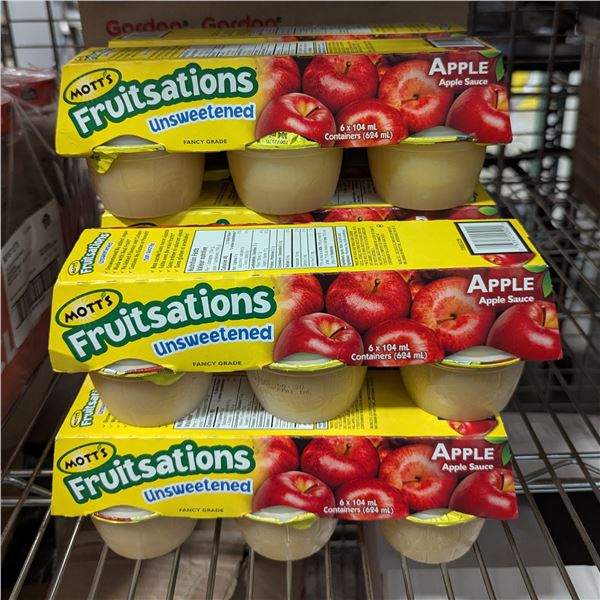 Mott's Fruitsations Apple Sauce 104mL - Lot of 48