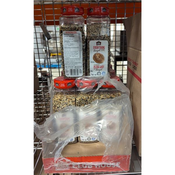 Club House Everything Bagel Seasoning, 660g - Lot of 11