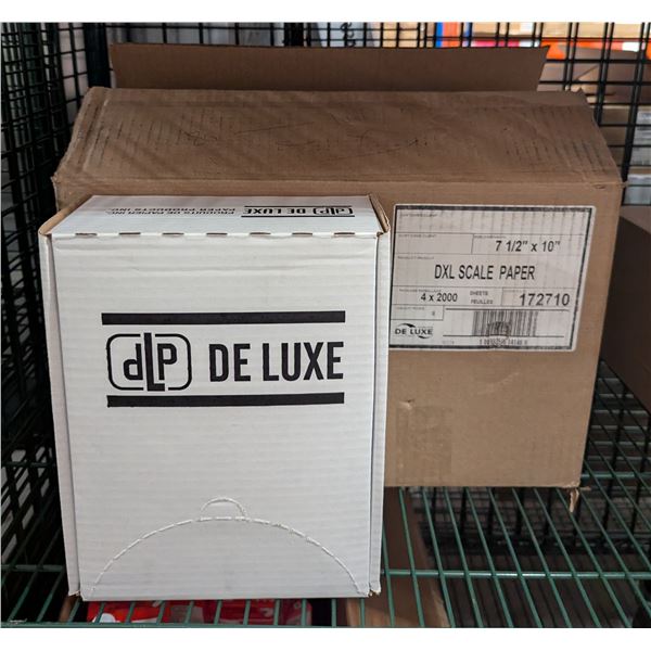 DXL 7-1/2" x 10" Scale Papers - Lot of 8000 Sheets