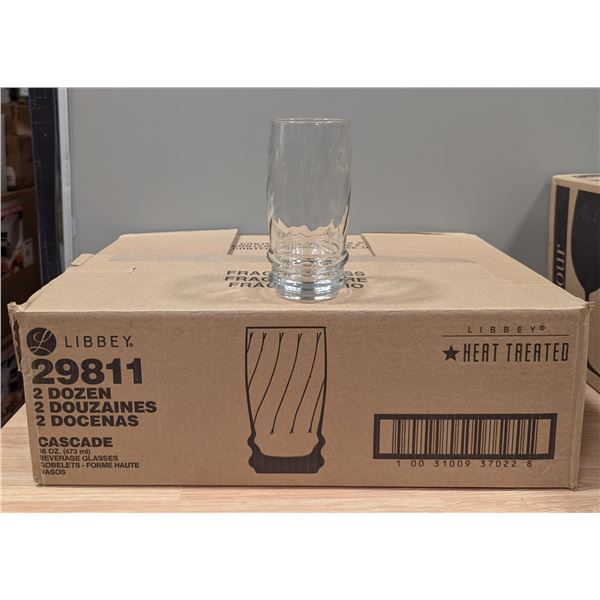 Libbey 29811 16oz Beverage Glasses - Lot of 21