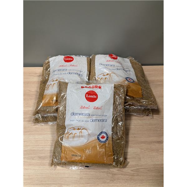 Rogers Demerara Style Brown Sugar, 1kg - Lot of 5