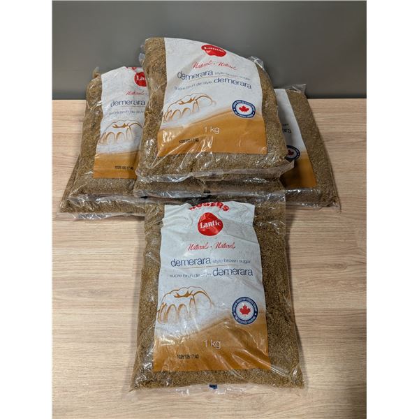 Rogers Demerara Style Brown Sugar, 1kg - Lot of 6