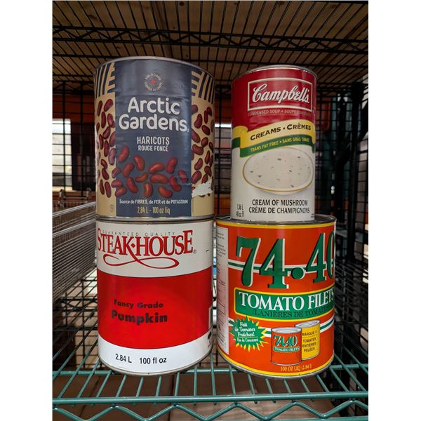 Assorted Gordon Choice Canned Foods - Lot of 4pcs