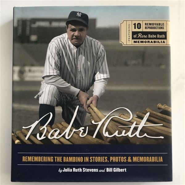 Babe Ruth: Remembering the Bambino in Stories signed book. GFA Authenticated