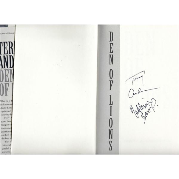Den of Lions Terry and Madeleine Anderson signed book