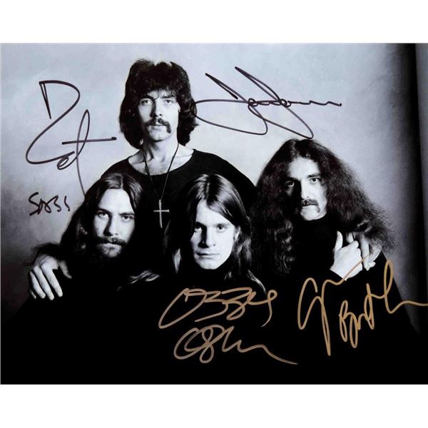 Black Sabbath signed photo