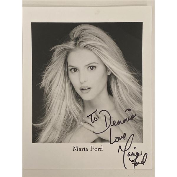 Angel Of Destruction Pin Up Maria Ford signed photo