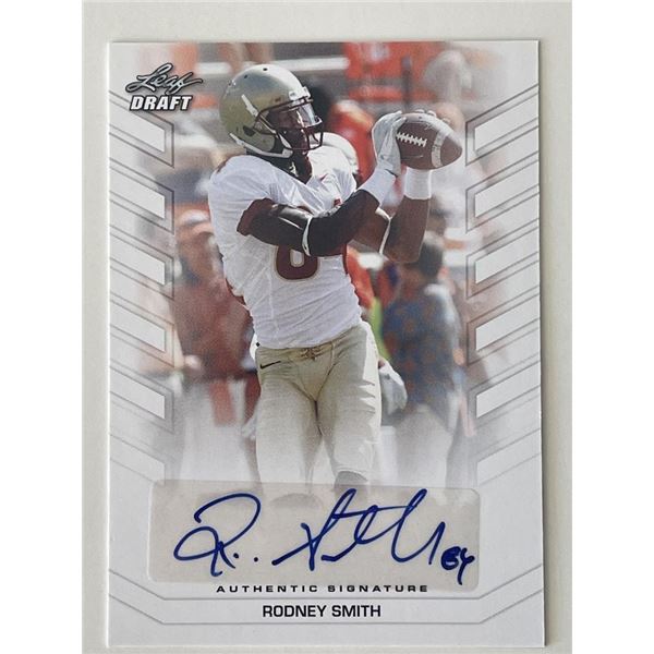 Rodney Smith 2013 Leaf Draft #61 signed trading card