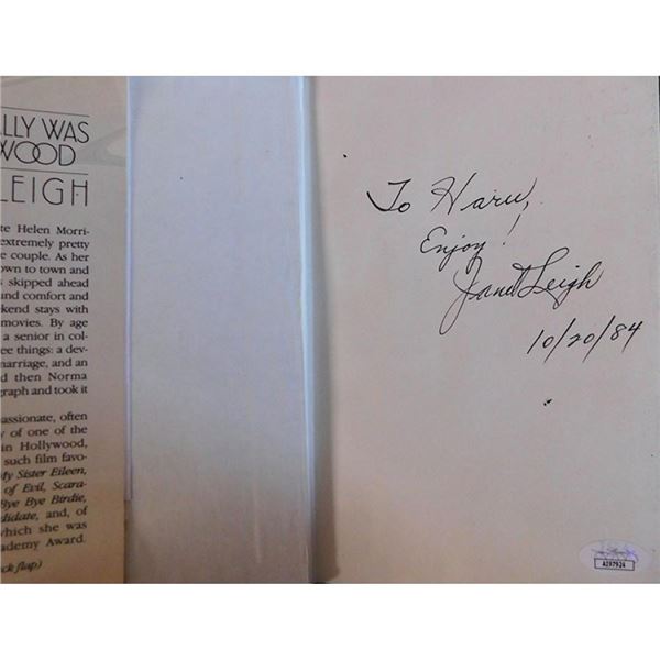 Psycho Actress Janet Leigh Signed There Really Was A Hollywood Hardcover Book JSA Authenticated