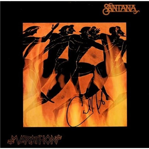 Santana signed "Marathon" album