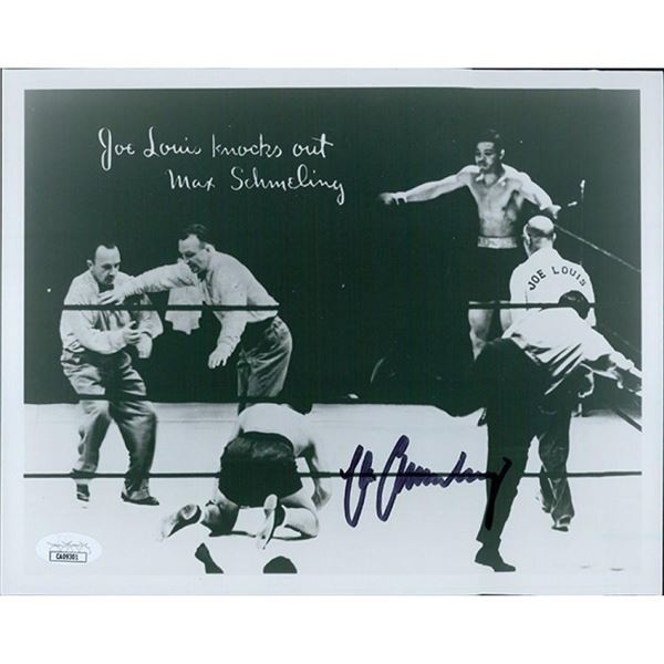 Max Schmeling Signed 8x10 Glossy Photo
