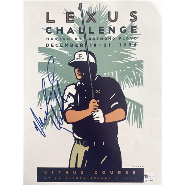 Michael Chiklis signed 1996 Lexus Challenge program