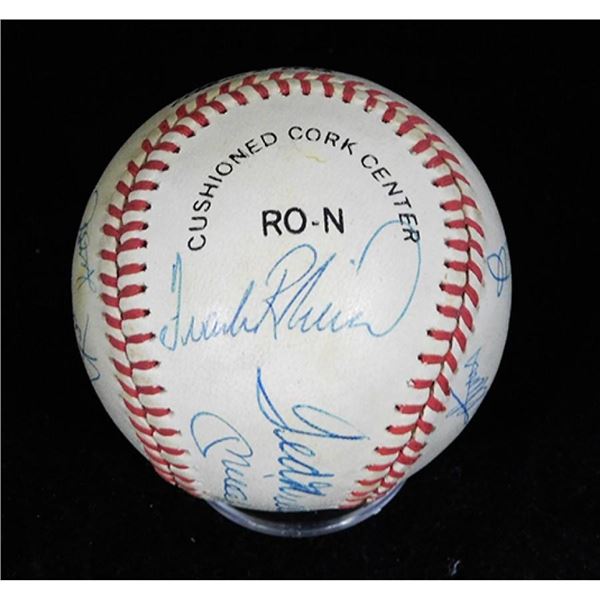500 Home Run Club Signed Official National League Baseball by 11 JSA Authenticated Mantle/Mays/Aaron