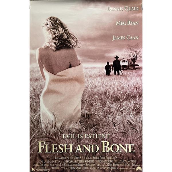 Flesh and Bone 1993 original double-sided movie poster