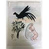 Image 1 : Hand Colored Marc Chagall Print