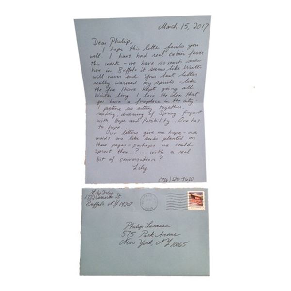 The Upside Phillip (Bryan Cranston) Letter Movie Props