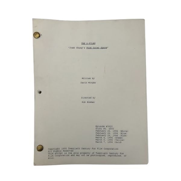 The X-Files - Episode 20, Season 3 script