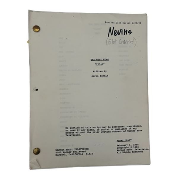 The West Wing - Pilot script