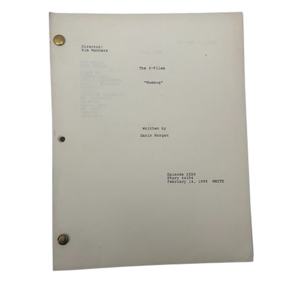 The X-Files Season 2 Ep. 20 Script