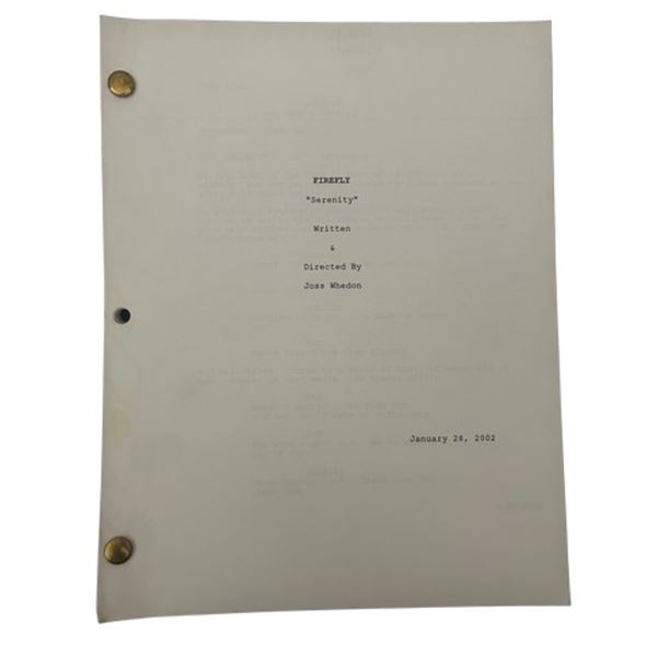 Firefly  "Serenity" Script