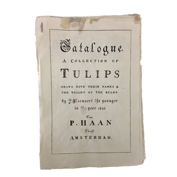 Tulip Fever Tulip Catalog Movie Props