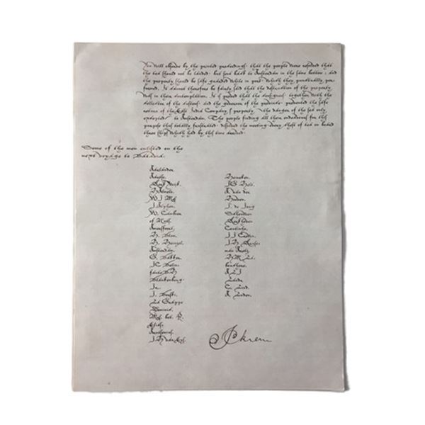 Tulip Fever Letter Movie Props