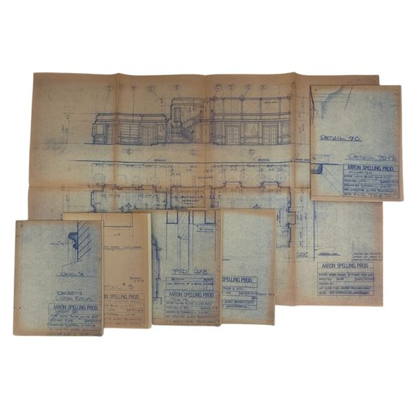 Kate Bliss and the Ticker Tape Kid Production-Made Hand-Drawn Set Blueprints