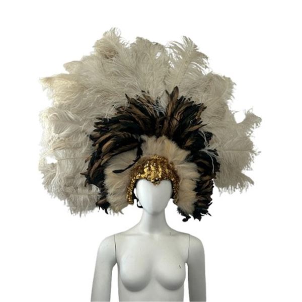 Vintage Golden Cabaret Headdress