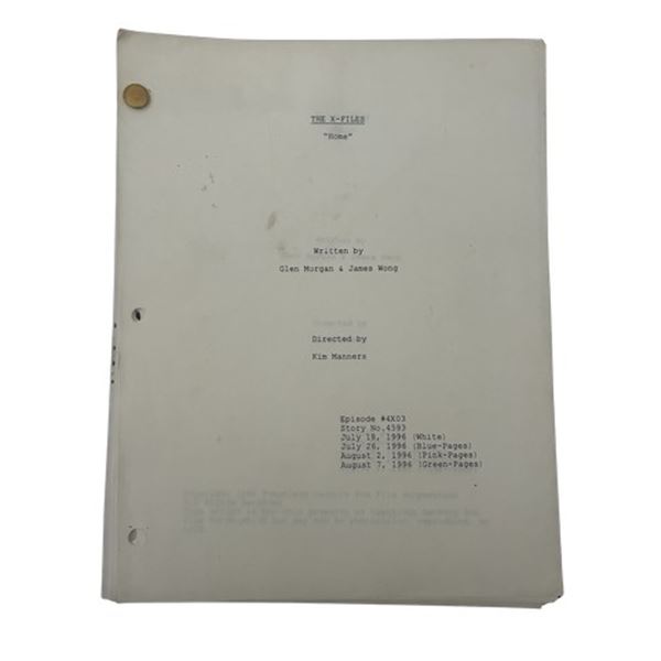 The X-Files Season 4 Ep. 3 Script