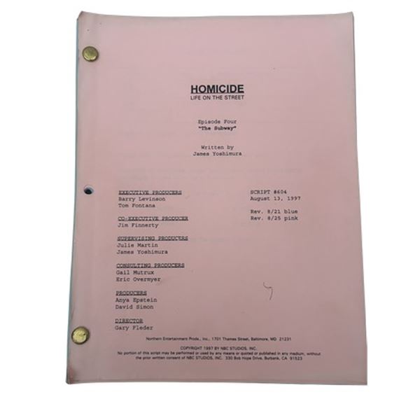 Homicide Ep.4 Script