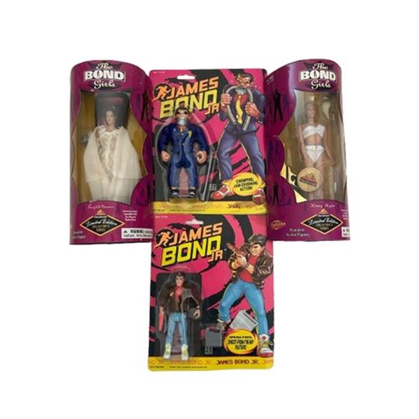 James Bond 007 Collector's Lot: Limited Edition Bond Girls & Vintage 1991 Hasbro Action Figures