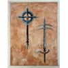 Image 1 : Beowulf Concept Drawing of Weaponsmaster Swords Movie Memorabilia