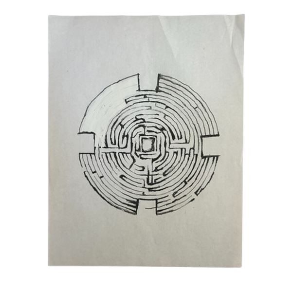 Bob Taylor (David Dastmalchian) "Maze" Drawing Movie Props