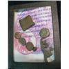 Image 1 : 15. Glass framed case of Roman Coins & Antiquities.