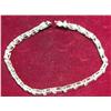 Image 1 : 28. Sterling Silver 7.5" Bracelet. Excellent condition.