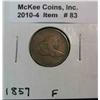 Image 1 : 83. 1857 Flying Eagle Cent. F-12.