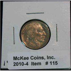115. 1913 D Type One Buffalo Nickel. Brilliant MS 64.