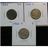 123. 1926 P EF Dark,26 D G, & S VG Buffalo Nickels.