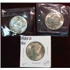 Image 1 : 162. 1969D, 85P, & D Kennedy Half Dollars. Unc.