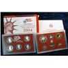 Image 2 : 170. 2004 S U.S. Silver Proof Set in original holder as issued.