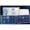 Image 2 : 171. 2002 S U.S. Proof Set in original holder as issued.