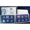 Image 2 : 172. 2002 S U.S. Proof Set in original holder as issued.