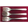 223. (3) Sterling Silver Forks. Weight 2.4275 ozs.