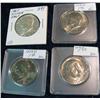 229. 1967P & (3) 76 D Gem BU Kennedy Half Dollars.
