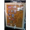 Image 1 : 281. The Thirteen Colonies Collection of Stamps in frameable 